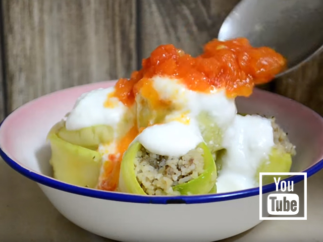bulgurlu kabak sarma