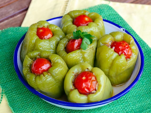 etli biber dolması