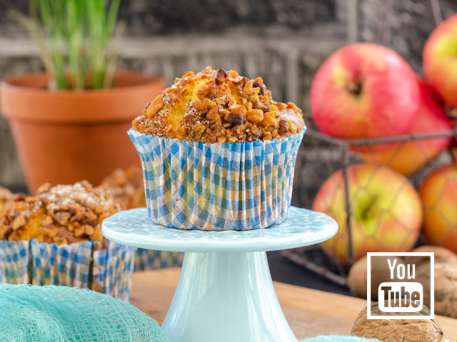 Elmalı Muffin Kek