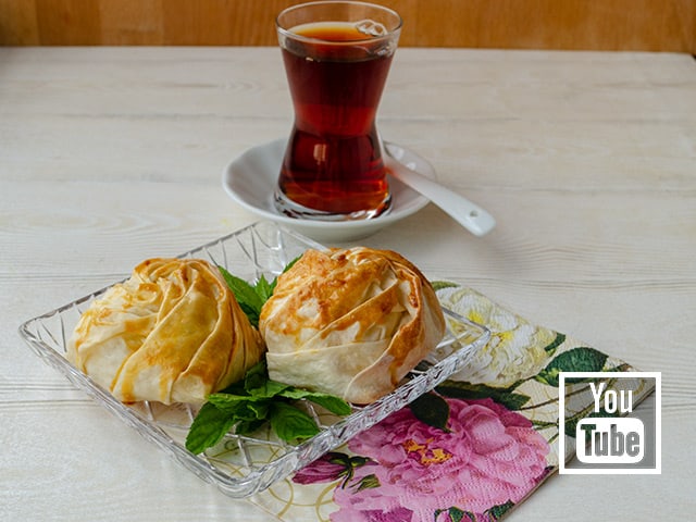 peynirli gonca gül böreği