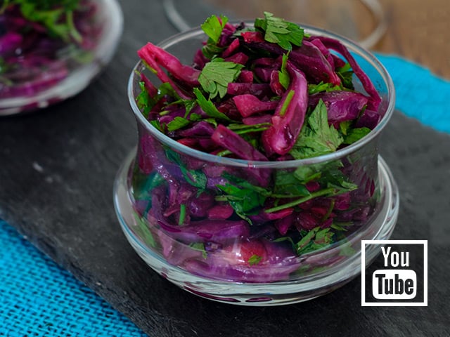 kırmızı lahana salatası nasıl yapılır