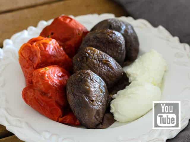 kuru patlıcan kuru biber dolması