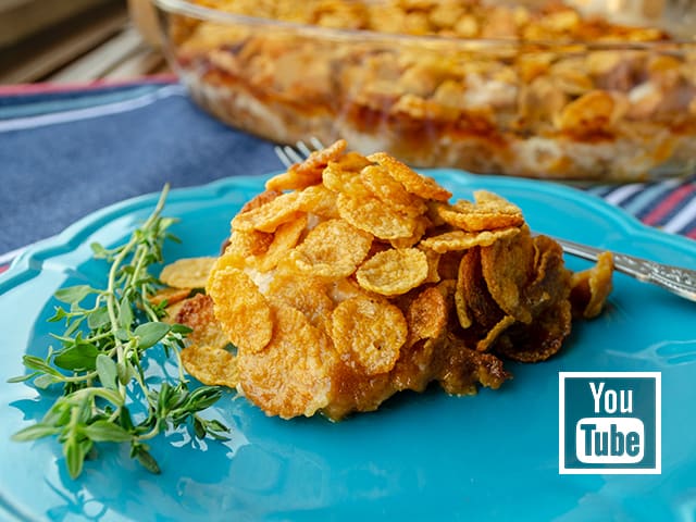corn flakes li tavuk