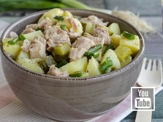 Ton Balıklı Patates Salatası